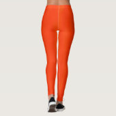 Oranje vrouwen leggings. leggings (Achterkant)