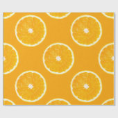 Oranje vruchtensap cadeaupapier (Vlak)