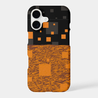 Oranje waarschuwingsbericht abstract Halloween zwa