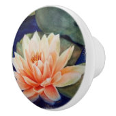 ORANJE WATER LILY CERAMIC KNOB KERAMISCHE KNOP (Rechts)