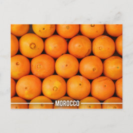 Oranje watervallen in Marrakesh Marokko Briefkaart