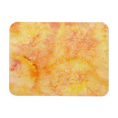 Oranje Waterverf Achtergrond Magneet (Horizontaal)