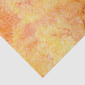 Oranje Waterverf Achtergrond Tissuepapier (Detail)
