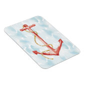 Oranje Waterverf Anchor Magneet (Rechterzijde)