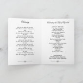 Oranje Waterverf - Fotobegrafenisprogramma Programma (Binnen)