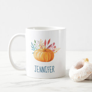 Oranje Waterverf — Herfst — verraad Koffiemok