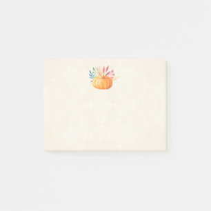 Oranje Waterverf — Herfst — verraad Post-it® Notes
