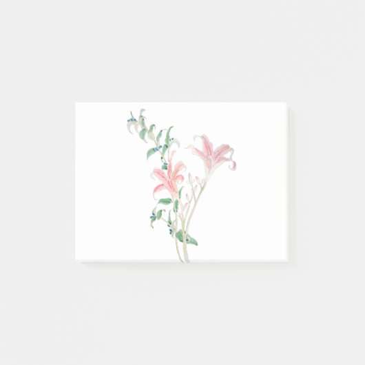  oranje waterverf overdag post-it® notes (Voorkant)