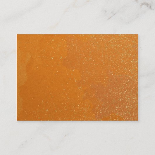 Oranje Waterverf van citrusvruchten Informatiekaartje (Achterkant)