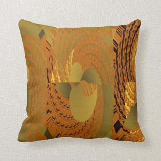 Oranje Whirl Pattern American MoJo Cushion Kussen