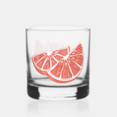 Oranje Whisky Glas (Achterkant)