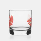 Oranje Whisky Glas (Links)