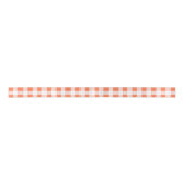 Oranje White Gingham Pattern Lint (Voorkant)