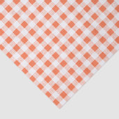 Oranje White Gingham Pattern Tissuepapier (Detail)