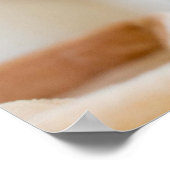 Oranje & White Kitten Poster (Hoek)