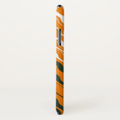 Oranje wit grijs Zee wazig strepen patroon Case-Mate iPhone Case (Achterkant / rechts)