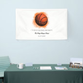 Oranje witte basketbal weekend feest - Kampioen Spandoek (Beurs)