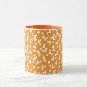 Oranje Witte Bomen Combo Mok (Midden)