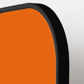 Oranje Witte Paarse Plain Kleurblok Ontwerp Pickleball Paddle (Links Detail)