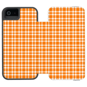 Oranje Witte Plaid Patroon