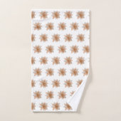 ORANJE WITTE STROOM MET BEDROOM TOWEL SET BAD HANDDOEK (Handdoek)