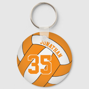 oranje witvolleybalteam kleuren jongens aangepast sleutelhanger