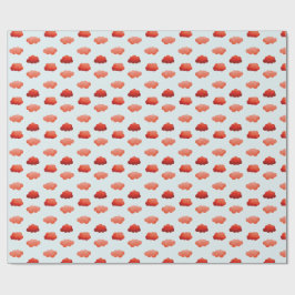 Oranje wolken - Aquarelle Cadeaupapier