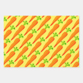 Oranje wortel plant gebaseerde voedsel aangepaste inpakpapier vel (Voorkant 2)