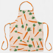 Oranje wortelpatroon schort (Voorkant)