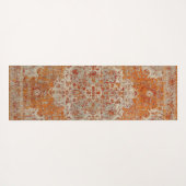 Oranje yoga-tapijt yogamat (Achterkant (horizontaal))