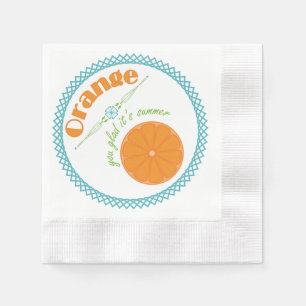 Oranje You Glad It's Summer beroemd gemaakt door B Servet