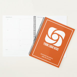 Oranje Zakelijk Logo Aangepast 2027 Bedrijf Planner