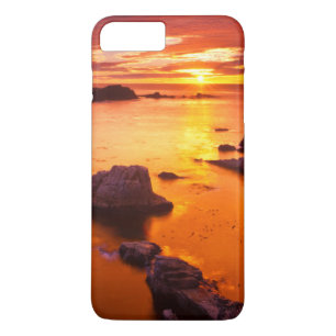 Oranje zeegezicht, zonsondergang, Californië iPhone 8 Plus / 7 Plus Hoesje