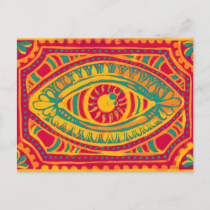Oranje Zest Gypsies Oogoog Briefkaart