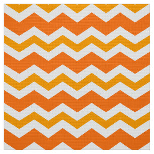 Oranje Zig Zag Bekledingsstof Per Meter Stof