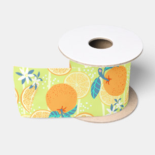 Oranje zomergroen lint