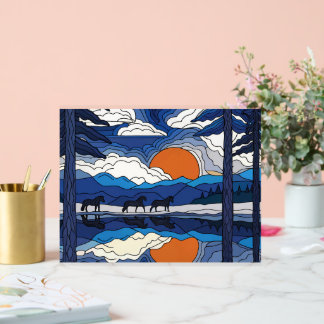 ORANJE ZON ACRYL BORD