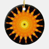 Oranje zon Ornament (Achterkant)