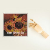 Oranje Zonnebloem Moderne Kunst Moederdag Foto