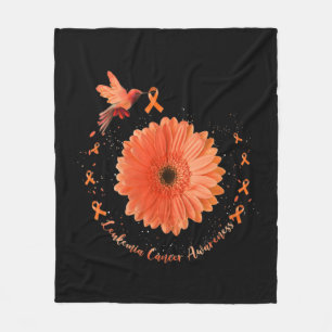 Oranje zonnebloempitten - Zonnebloem - Kankerziekt Fleece Deken