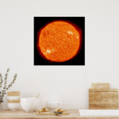 Oranje zonnebranden poster (Keuken)