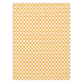 Oranje zonnige zonnesonne-energie tafelkleed (Voorkant)