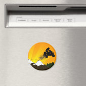 oranje zonsondergang. magneet (Insitu (Vaatwasser))