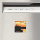 Oranje zonsondergang magneet (Insitu (Vaatwasser))
