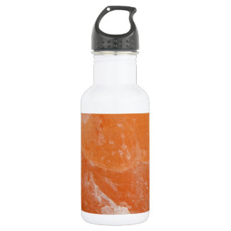 Oranje zoutsteen waterfles