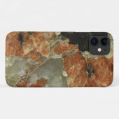 Oranje, zwart en helder kwartz Case-Mate iPhone case (Achterkant (horizontaal))