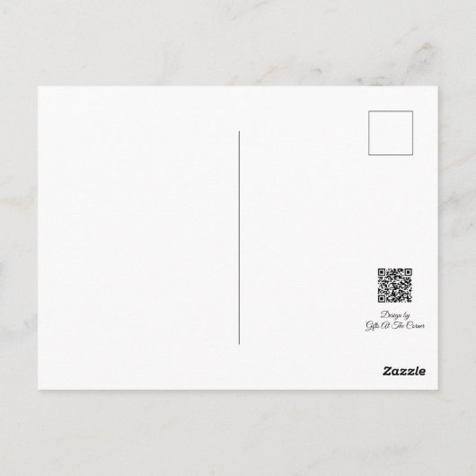  Oranje zwart-wit kat met Kittens Briefkaart (Achterkant)