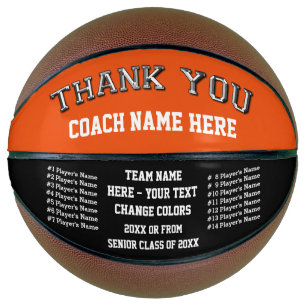 Oranje Zwart Witte Aangepaste Basketballen