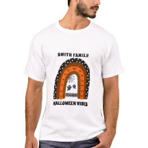 Oranje & Zwarte Vleermuizen Boo Rainbow Halloween 