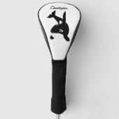 Oranjerotzwin ontwerp golfheadcover (Voorkant)